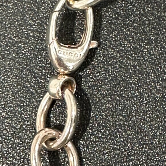 Gucci Sterling Silver Charm Necklace. (172836) - Picture 12 of 16